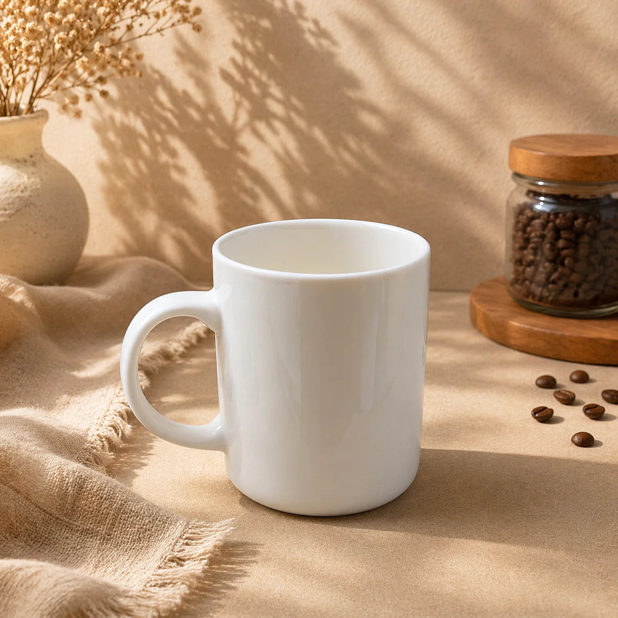 classics white mug
