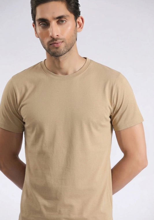 light brown t shirt