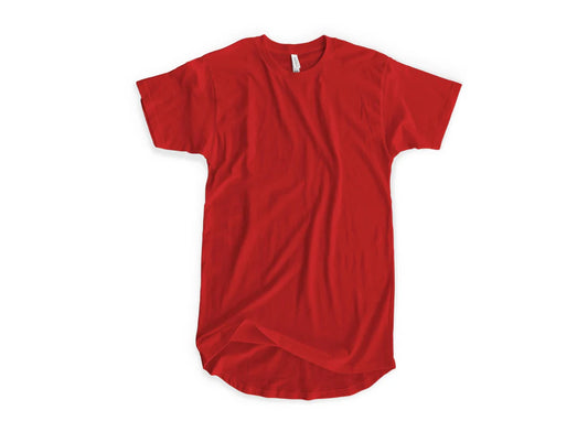 red plain t shirt