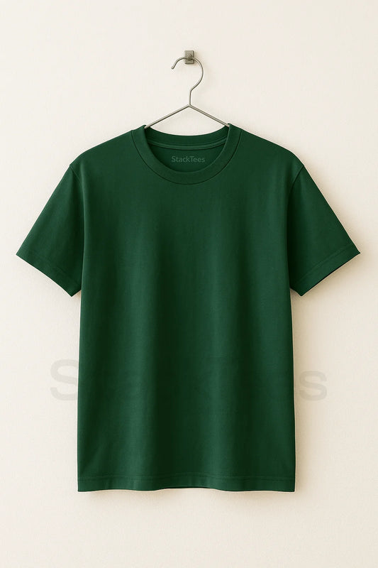 plain green t shirt