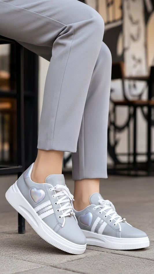 gray color shoes